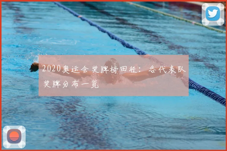 2020奥运会奖牌榜田径：各代表队奖牌分布一览