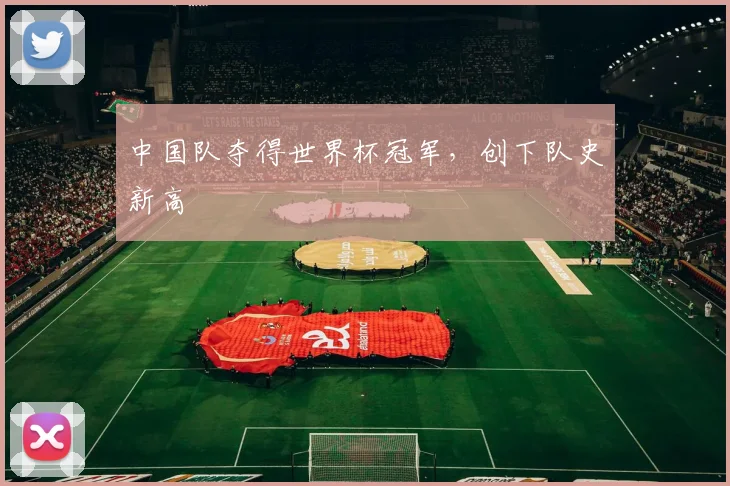 中国队夺得世界杯冠军，创下队史新高